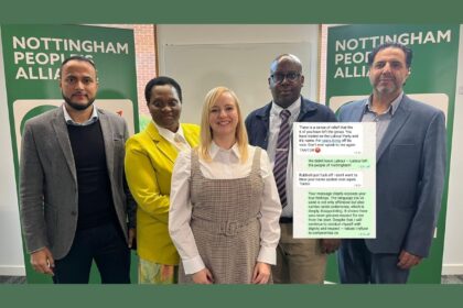 Labour official tells defecting Nottingham councillors to "f*ck off"