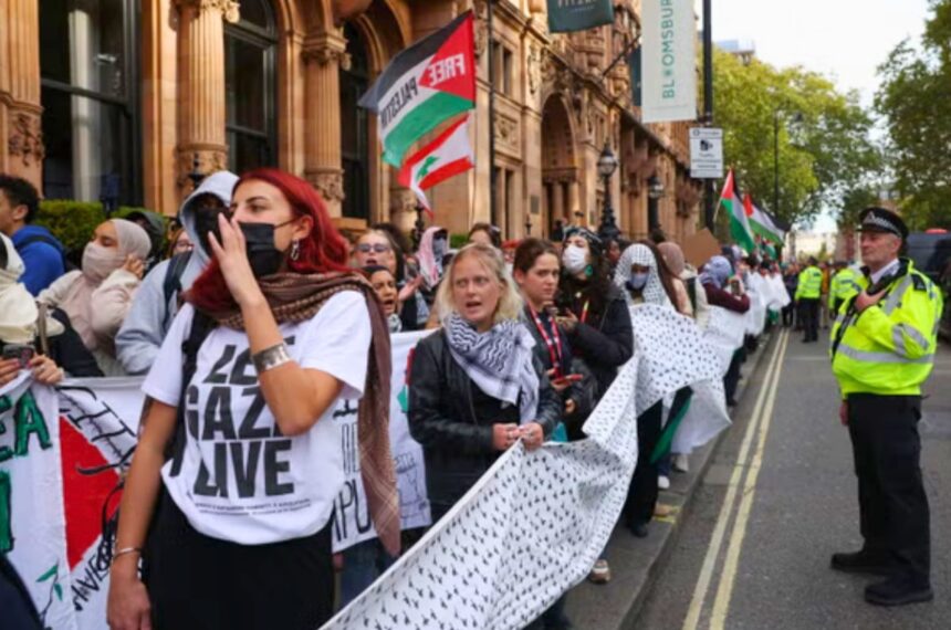 London universities walk out to mark '2 years of genocide' in Gaza