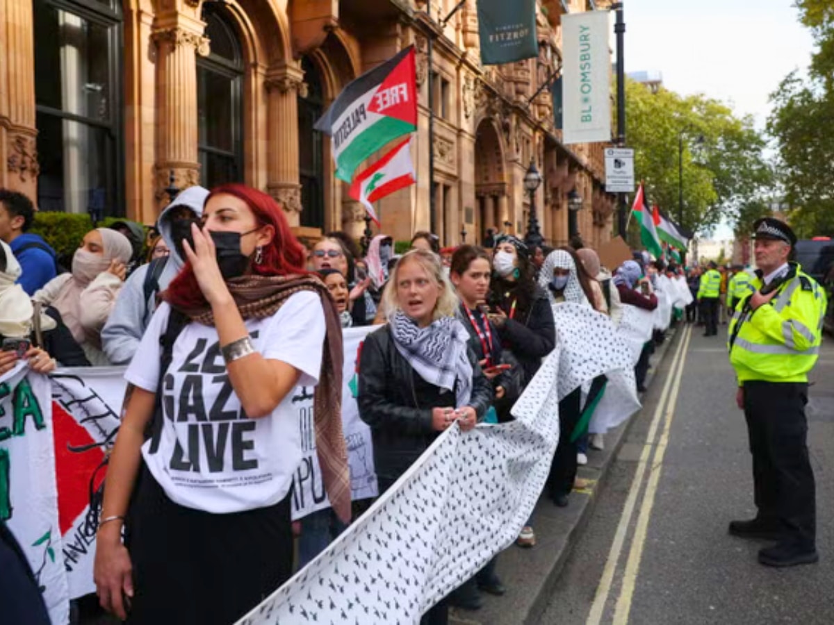 London universities walk out to mark '2 years of genocide' in Gaza
