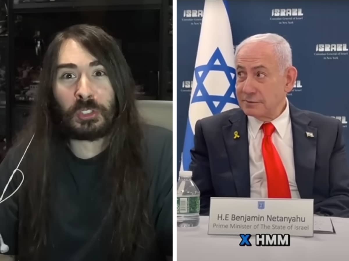 MoistCr1tikal goes in on Israel, Netanyahu