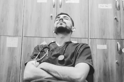 Palestinian doctor says he's not a hero, he's terrified