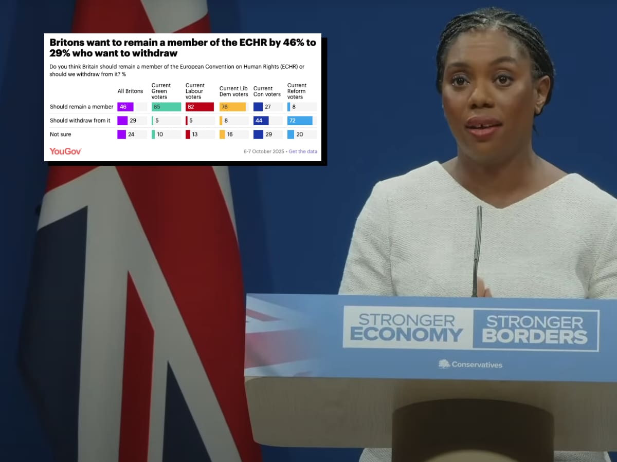 Poll shows public oppose Badenoch's big 'new' policy