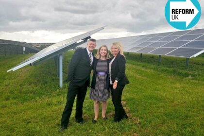 Reform UK mayor pulled up for 'hypocritical' attack on solar farms