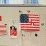 Republican Congressman caught with swastika flag on office wall