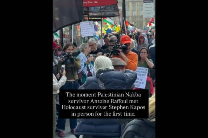 Stephen Kapos and Antoine Raffoul meet for the first time