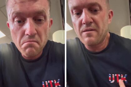 Tommy Robinson caught doing what he'd call 'globalism'