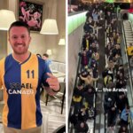 Tommy Robinson supports Israelis playing an English team