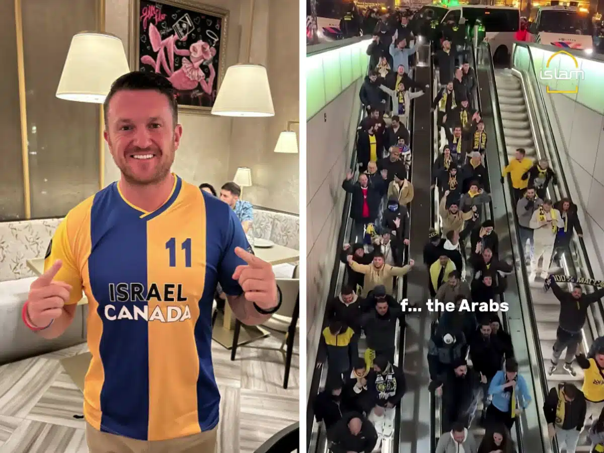 Tommy Robinson supports Israelis playing an English team