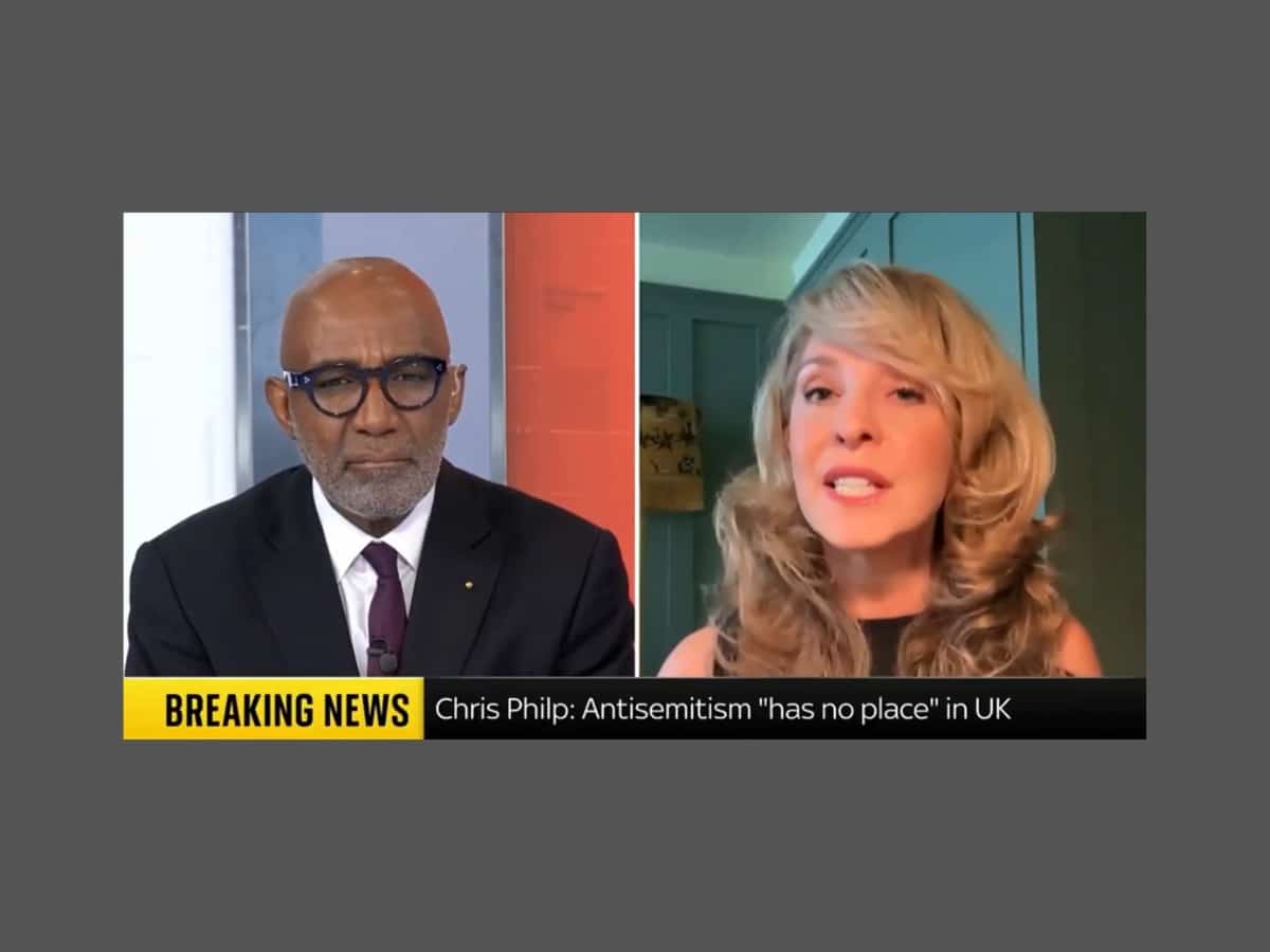 Tracy-Ann Oberman seemingly does IHRA antisemitism on Sky