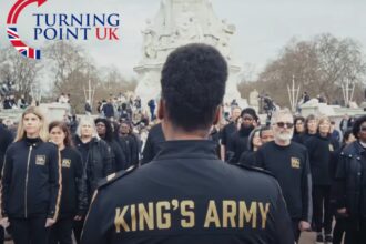Turning Point is promoting Christian 'blackshirt' fascists in UK