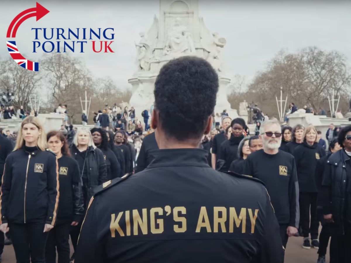 Turning Point is promoting Christian 'blackshirt' fascists in UK