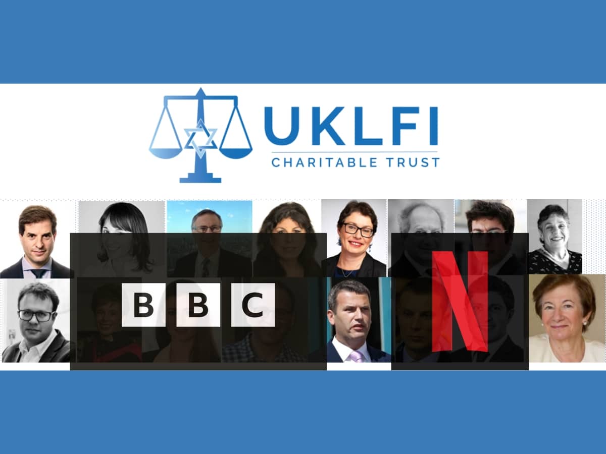 UK Lawyers for Israel now going after Netflix and the BBC