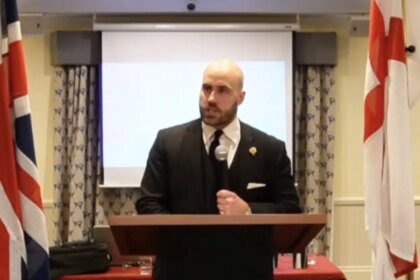 UKIP leader Nick Tenconi shows himself to be complete buffoon