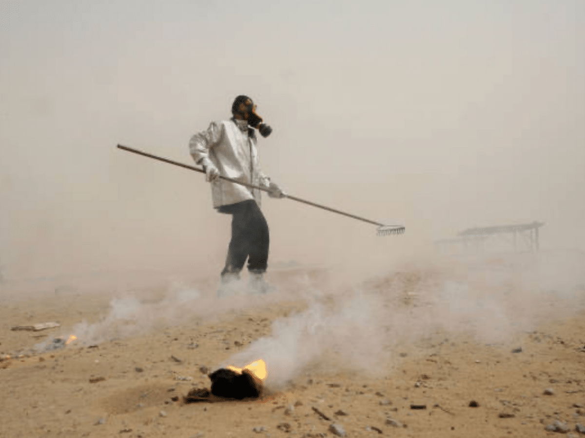 Unexploded munitions are turning Gaza’s rubble into a death trap