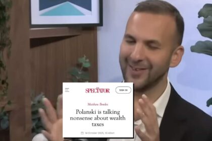 Zack Polanski just crushed the Spectator like a bug over wealth tax