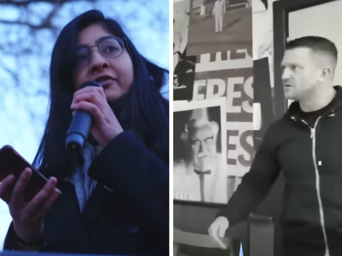 Zarah Sultana calls out 'racist, sexist criminal' Tommy Robinson