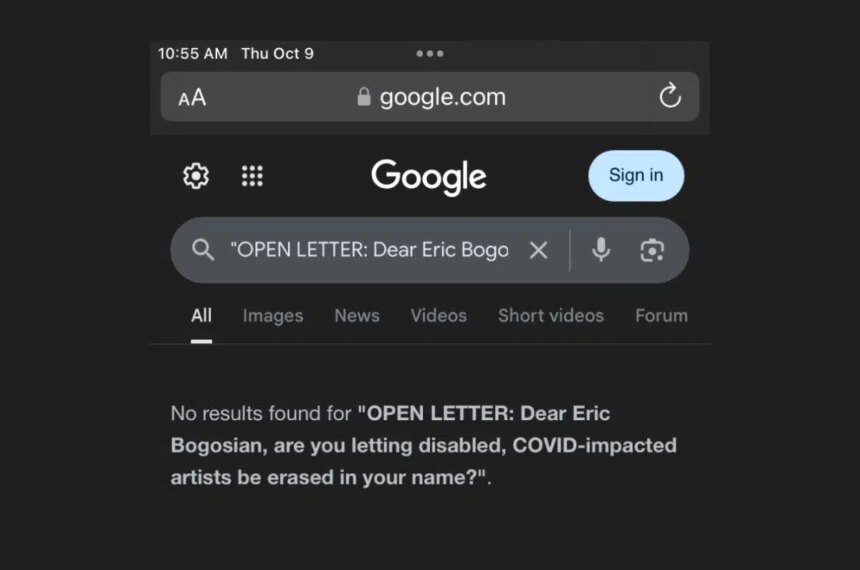 where's our open letter over long Covid?