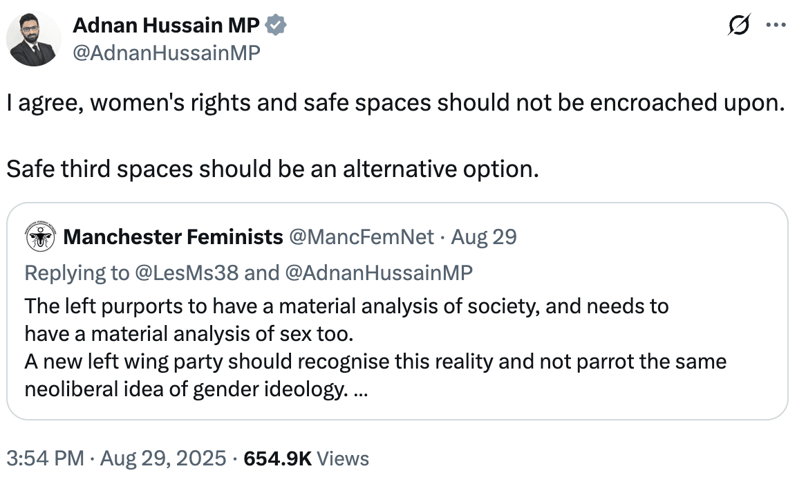 Another Your Party MP is accused of ‘explicit transphobia’