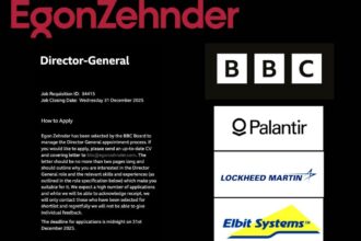 BBC Director-General role being managed by Zionist firm