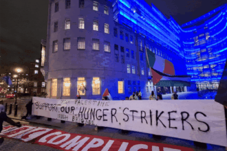 BBC protest draws urgent attention to hunger strikers