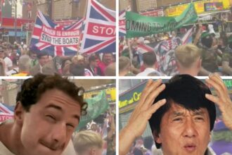 Benidorm — British expats in Spain protest migration to the UK