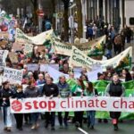 Climate rallies in Dublin and Belfast demand end to fossil fuels