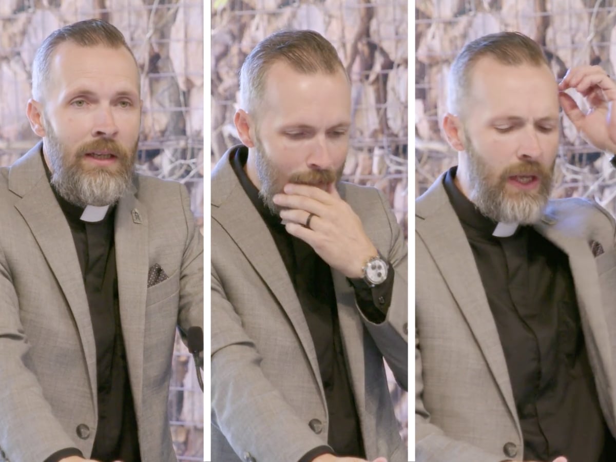 Dale Partridge caught slacking