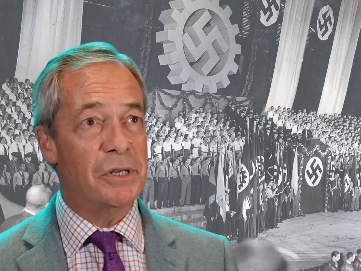 Farage flounders over fucked-up racist comments