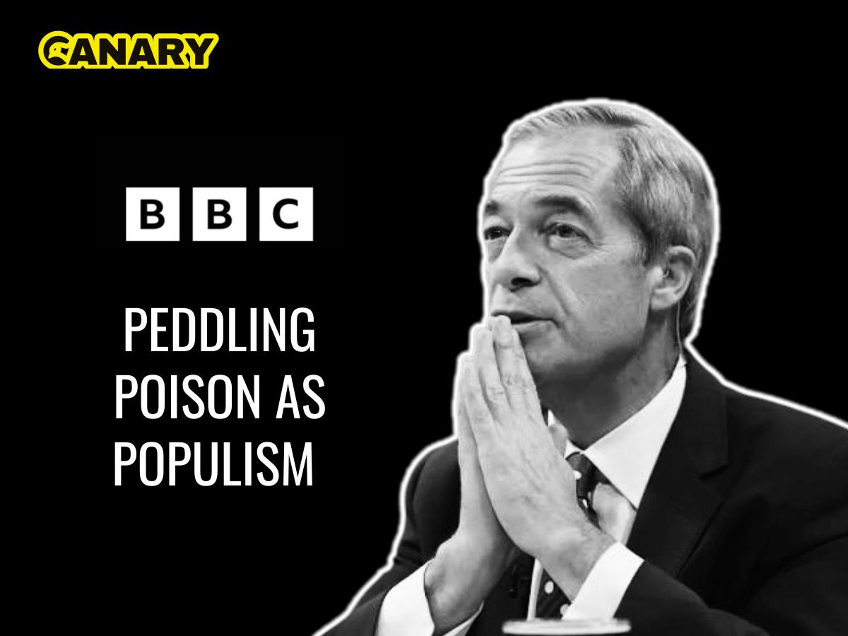 Farage has the corporate media in the palm of his fag-stained hand