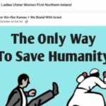 "Fuck Islam" scream racist Pink Ladies group at protest in Belfast