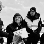 Holocaust survivor and freedom of speech protester speaks out