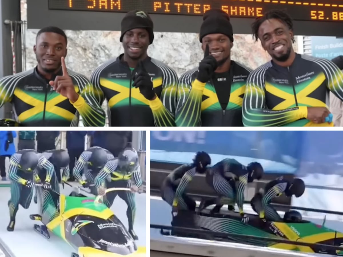 Jamaica bobsled team wins "historic" gold medal