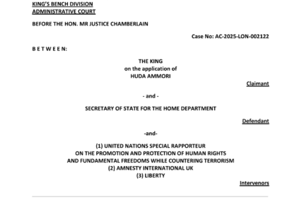 Jewish activist challenges UK proscription