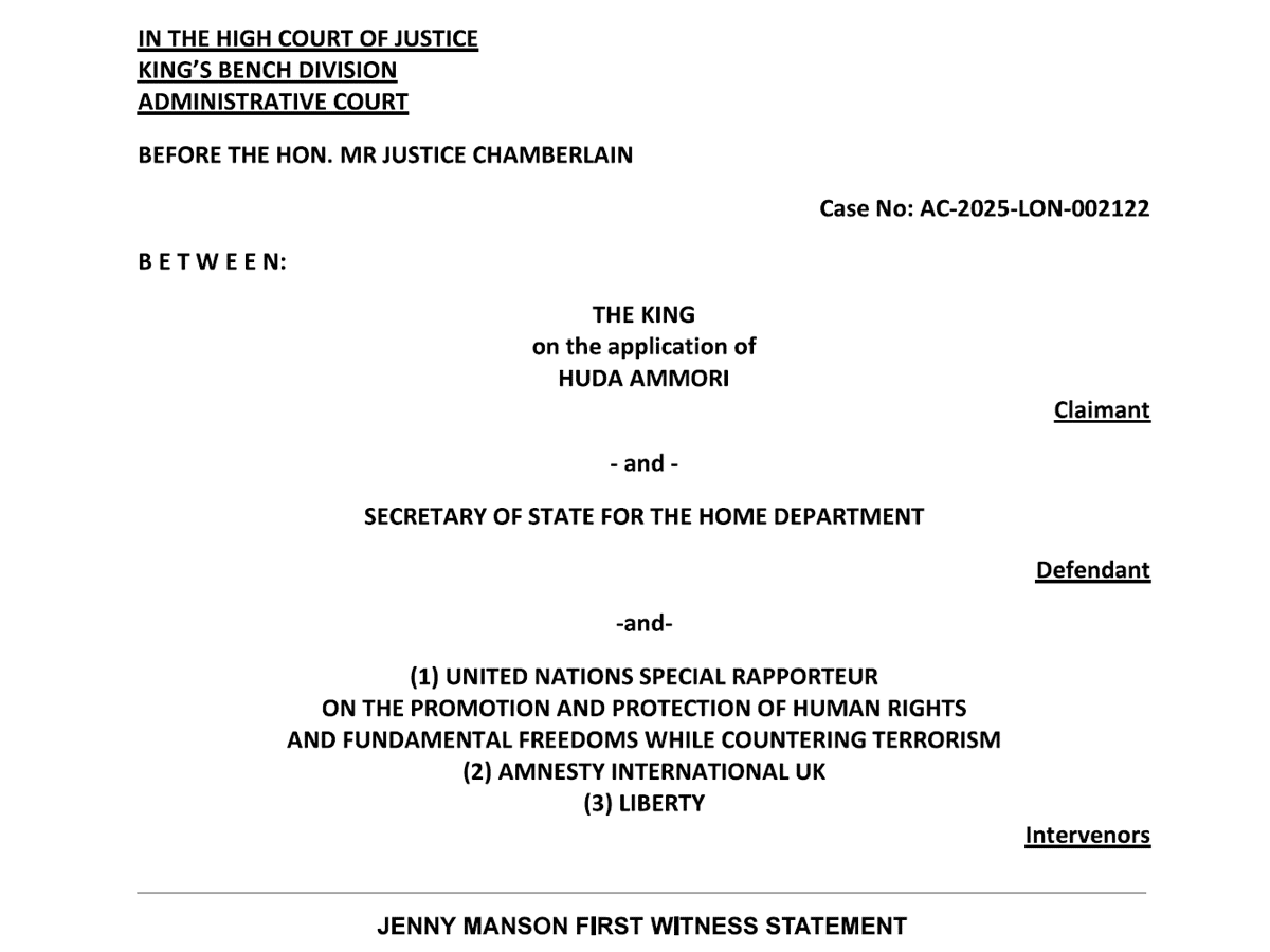 Jewish activist challenges UK proscription