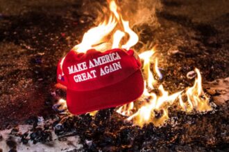 MAGA revolt: Trump supporters seen burning their own hats