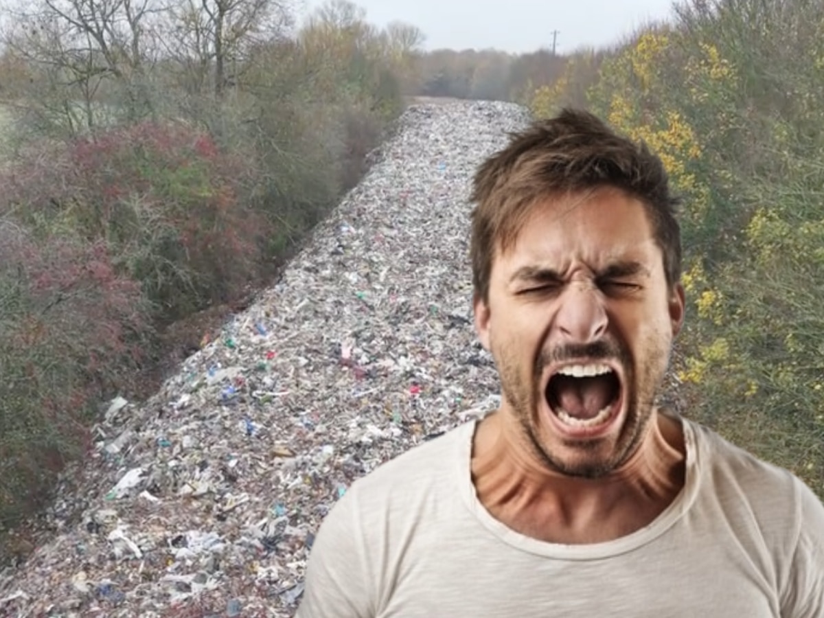 Racists blame 'flytip mountain' on Black and Brown people