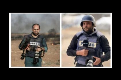 Sports journalists have ended up on the frontline in Gaza