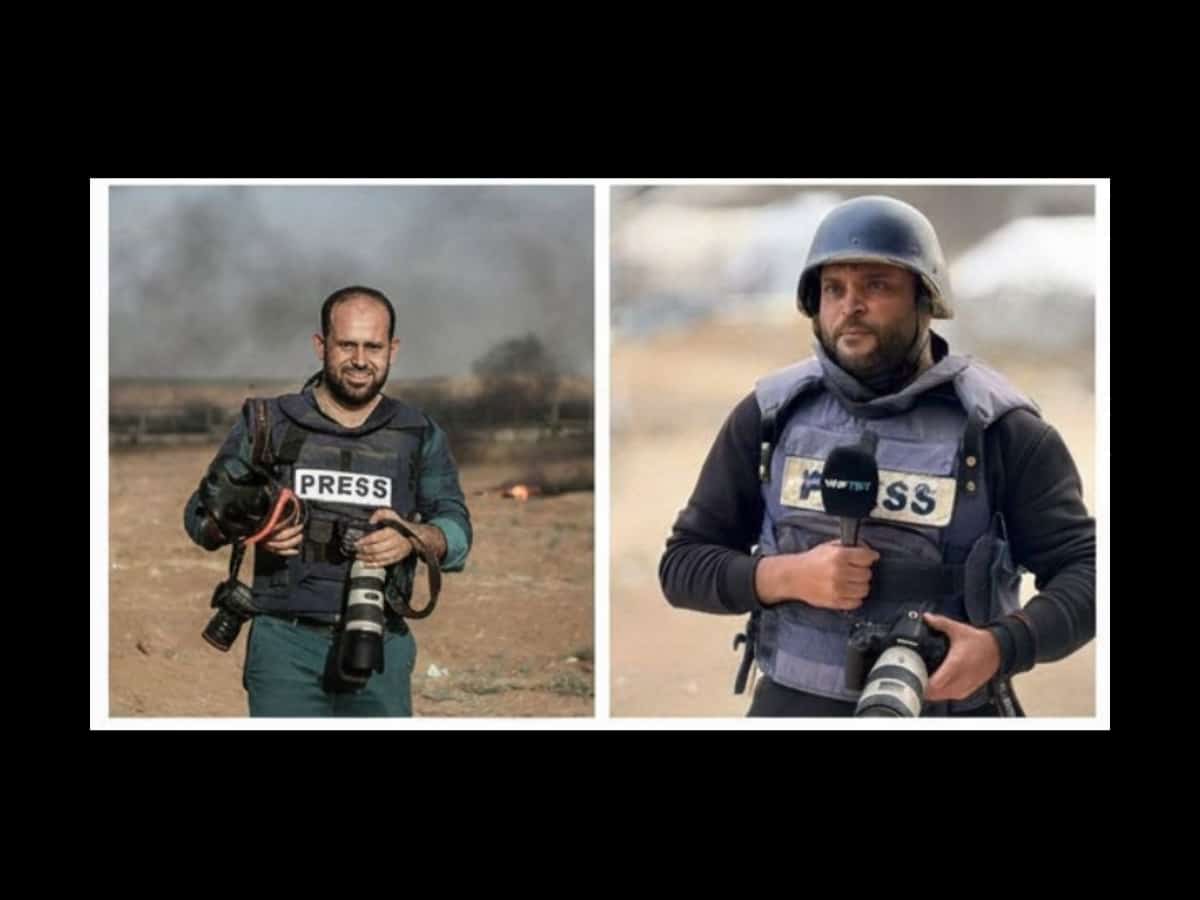 Sports journalists have ended up on the frontline in Gaza