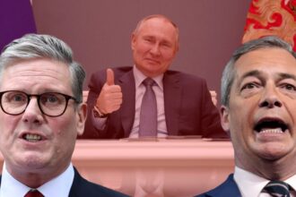 Starmer labelled a 'hypocrite' over calls for Reform-Russia inquiry