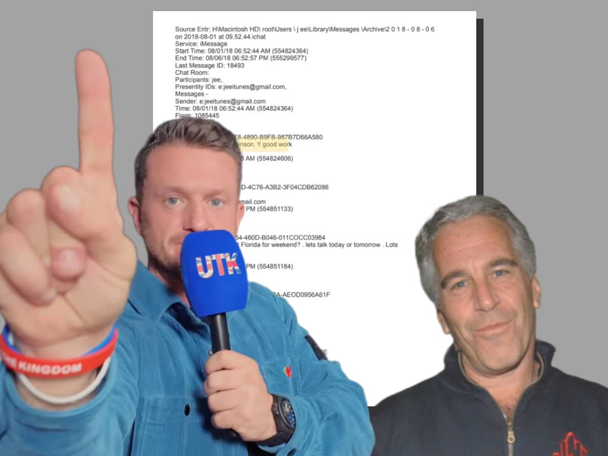 Tommy Robinson got a mention in the Epstein emails