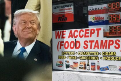 Trump parties with mates while 26 million Americans go hungry