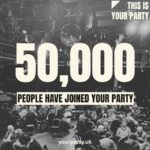 Your Party announce they've already surged to 50,000 members