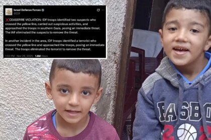 Israel offers disgusting excuse for murdering children