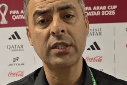 Palestine's coach reminds players what they play for