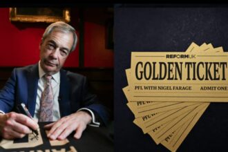 Reform are charging £350 for their black shirts