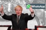 Boris Johnson just joked about missing WhatsApps