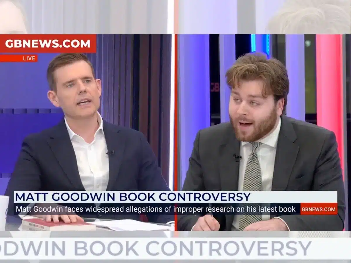 Reform — Matt Goodwin ‘flayed’ in debate on AI book inaccuracies