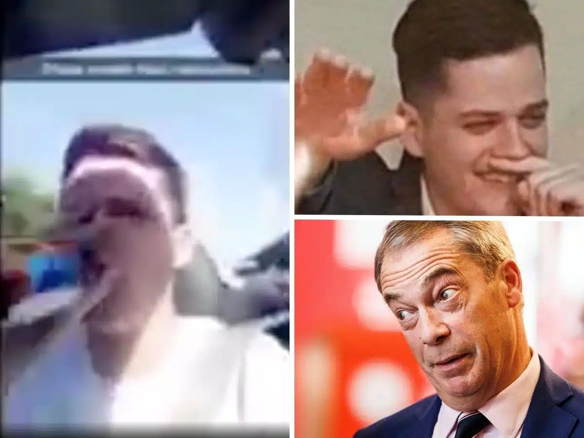 Reform — 'Nazi salute' candidate caught drink driving on video