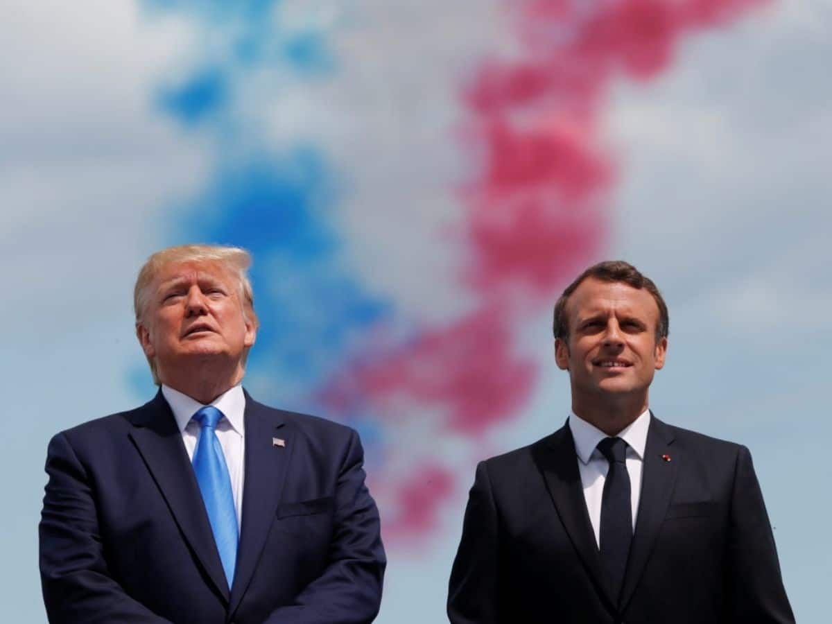 Macron tells deranged Trump to 'be serious'