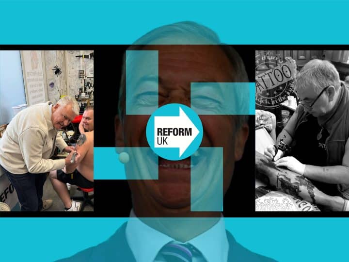 Read more about the article Reform councillor claims Swastika tattoo is a ‘Buddhist peace symbol’